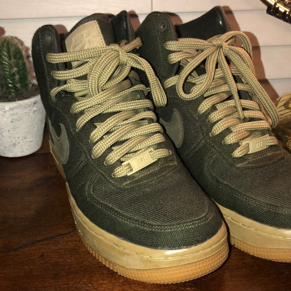 Forestry Green Nike Air Force mid top